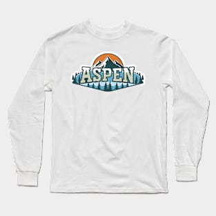 Aspen Ski & Snowboard Long Sleeve T-Shirt